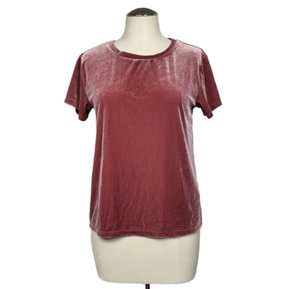 Abercrombie & Fitch Velvet Short Sleeve Shirt XS